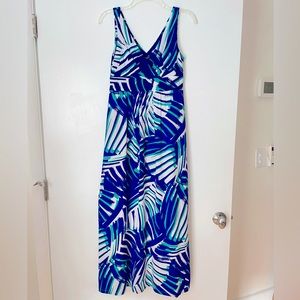 CHAPS SLEEVELESS MAXI DRESS